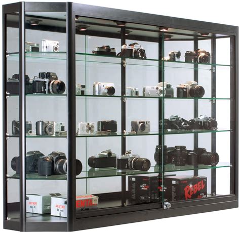 steel shelving display cabinets|full wall display cabinets.